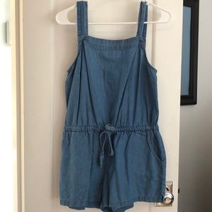 Denim romper